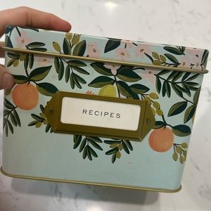 Anthropology recipe tin